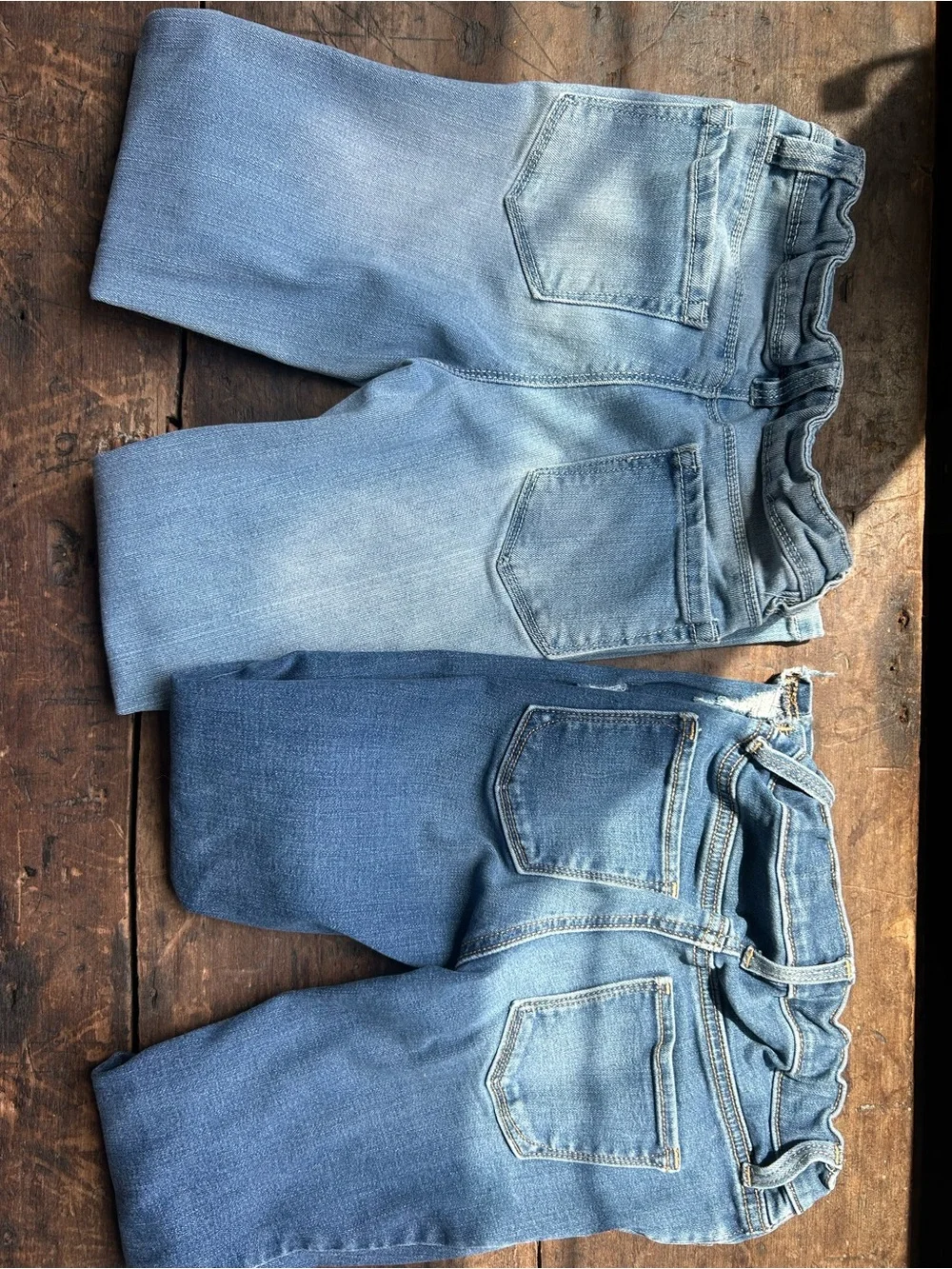 Old Navy Light Blue Distressed Kids Jeans